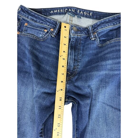 American Eagle Relaxed Straight Jeans - Men's 32x34 Blue - Picture 6 of 7